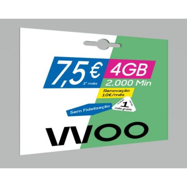 Cartão Woo 4GB